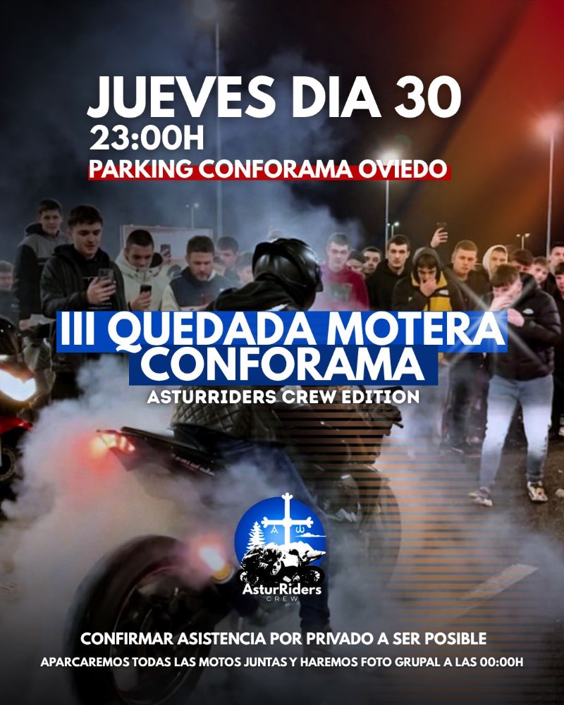 Kdd Conforama Oviedo motos · Asturias, España | Ruta en moto — Kando Riders
