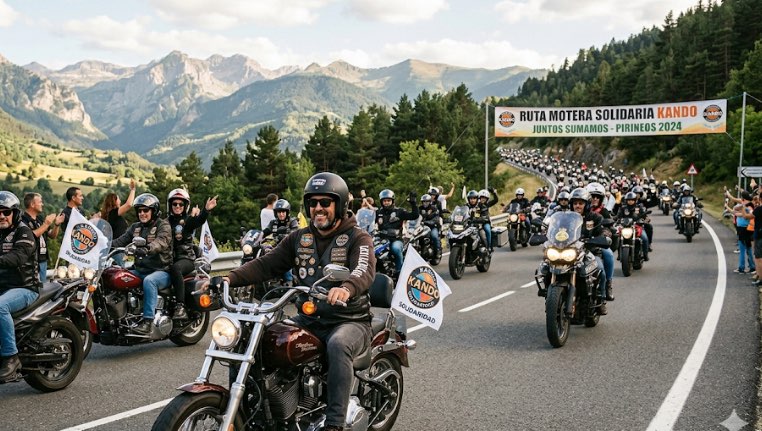 Ruta y Gincana Benéfica Casa Maricel · Barcelona, España | Ruta en moto — Kando Riders
