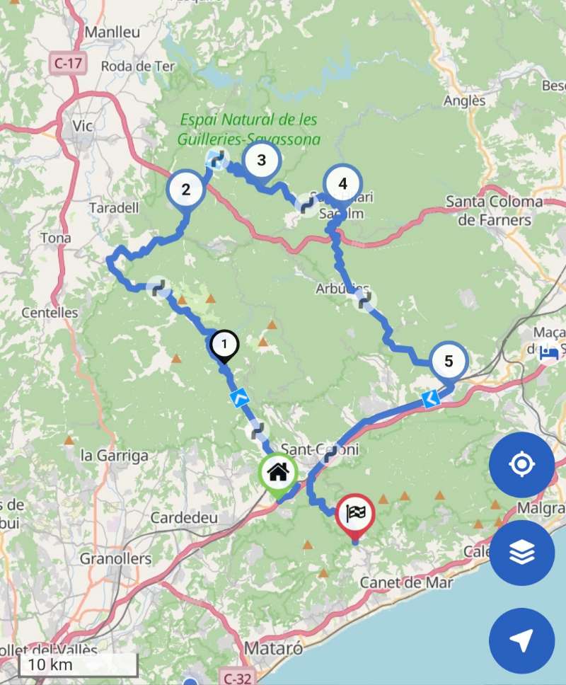 Ruta mañanera Dia de la Madre · Barcelona, España | Ruta en moto — Kando Riders