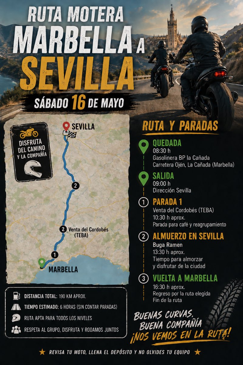 Ruta de relax  · Málaga, España | Ruta en moto — Kando Riders