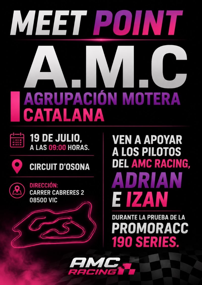 Evento AMC: ven a apoyar la AMC RACING · Tarragona, España | Ruta en moto — Kando Riders