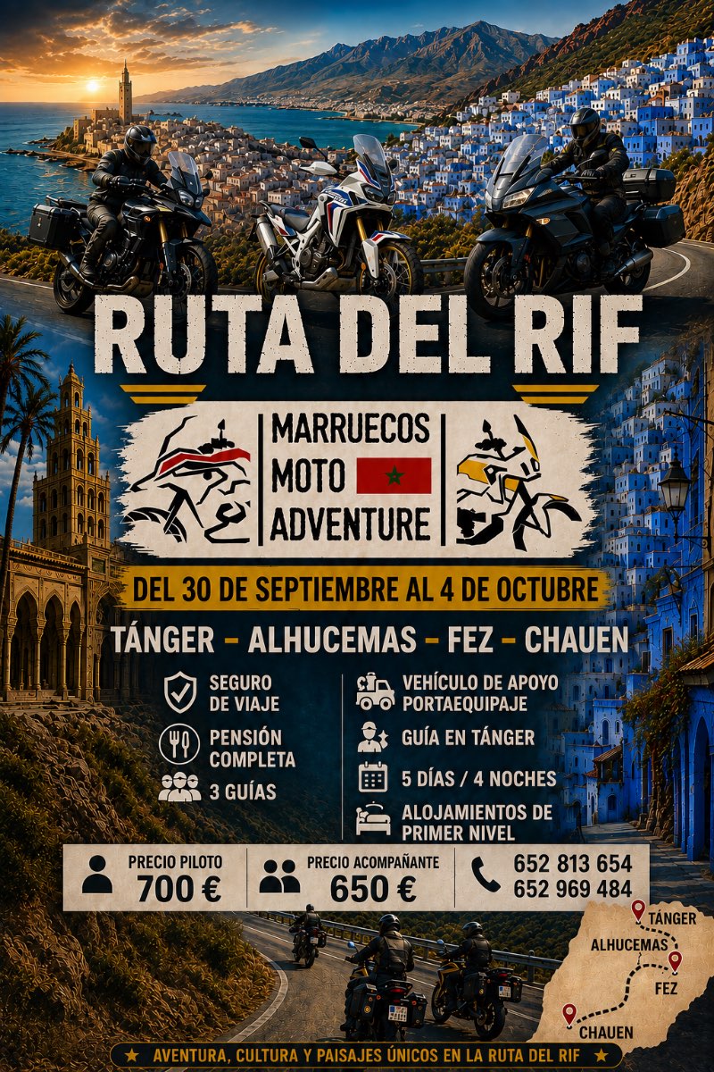 RUTA DEL RIF · Málaga, España | Quedada motera — Kando Riders