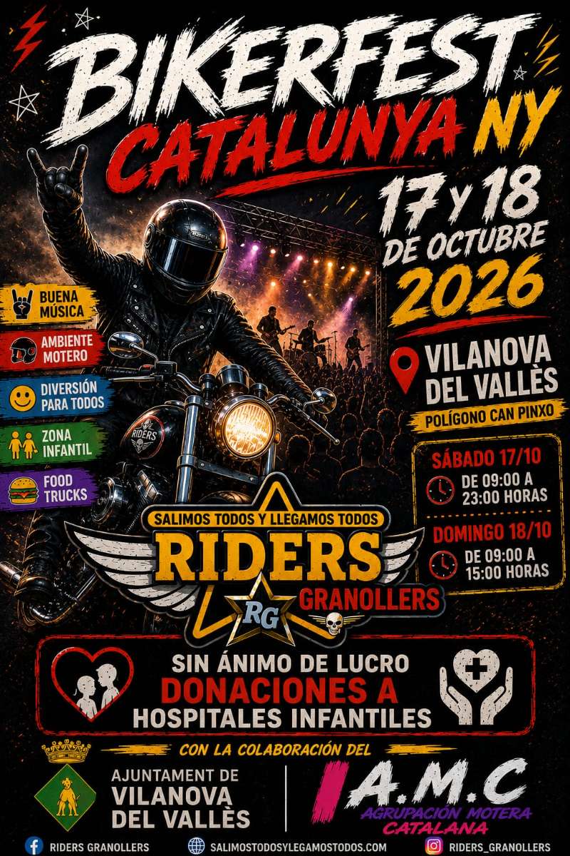 BIKERFEST CATALUNYA 2026 · Barcelona, España | Quedada motera — Kando Riders