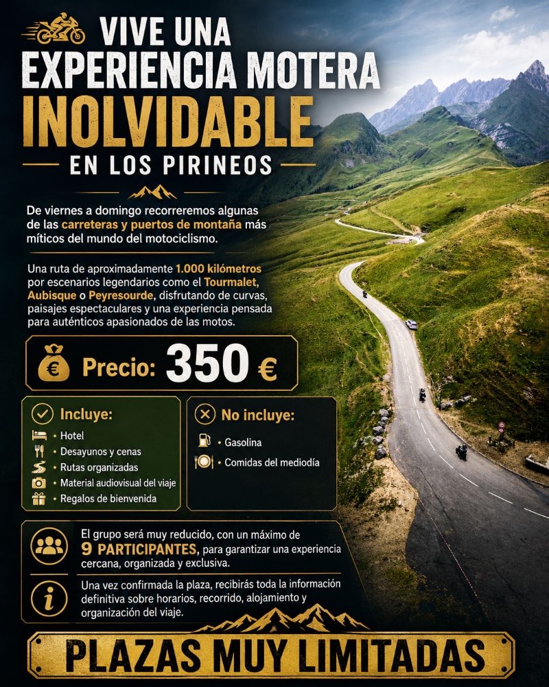 Viaje a Pirineos · Barcelona, España | Ruta en moto — Kando Riders