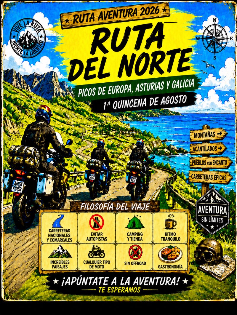 Picos de Europa y Asturias. · Madrid, España | Ruta en moto — Kando Riders