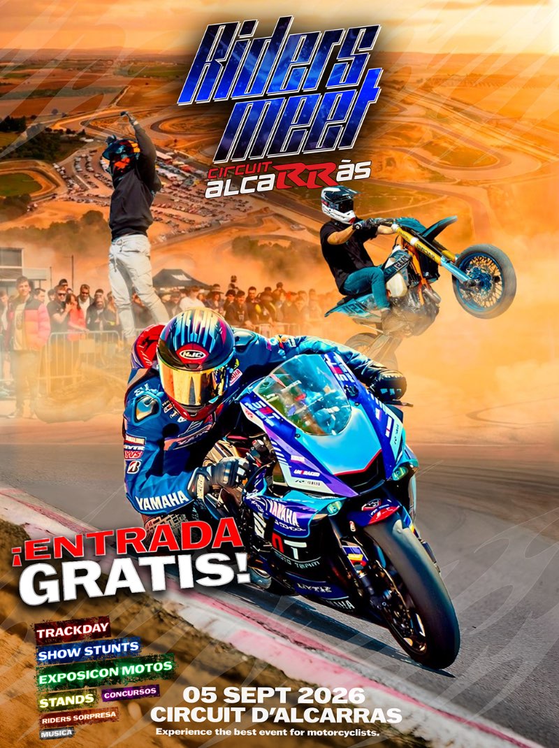 🏁 RidersMeet: entrada GRATUITA · Lleida, España | Quedada motera — Kando Riders