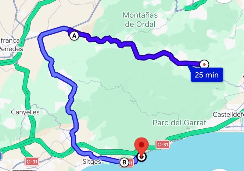 Begues y Garraf · Barcelona, España | Ruta en moto — Kando Riders
