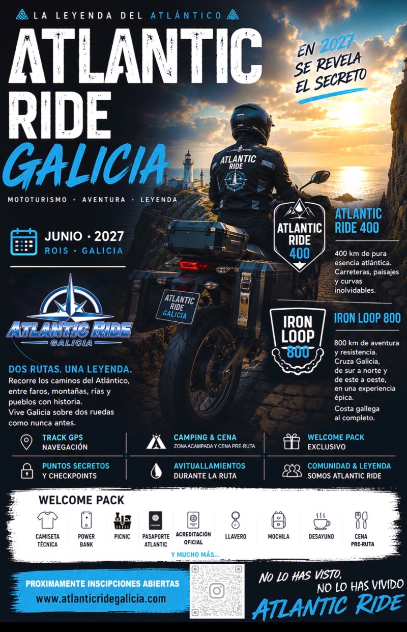 ATLANTIC RIDE GALICIA · A Coruña, España | Quedada motera — Kando Riders