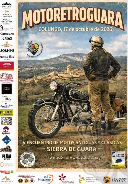 MOTORETROGUARA 2026 🏍️🏍️ · Huesca, España | Quedada motera — Kando Riders