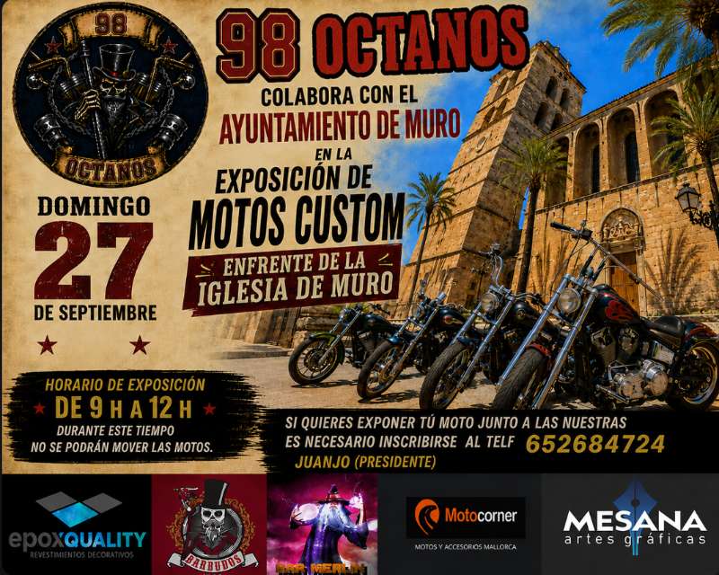 Exposición motos "custom" · Illes Balears, España | Quedada motera — Kando Riders