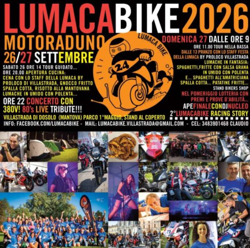 24ª edizione Motoraduno LUMACABIKE · Lombardia, Italia | Quedada motera — Kando Riders