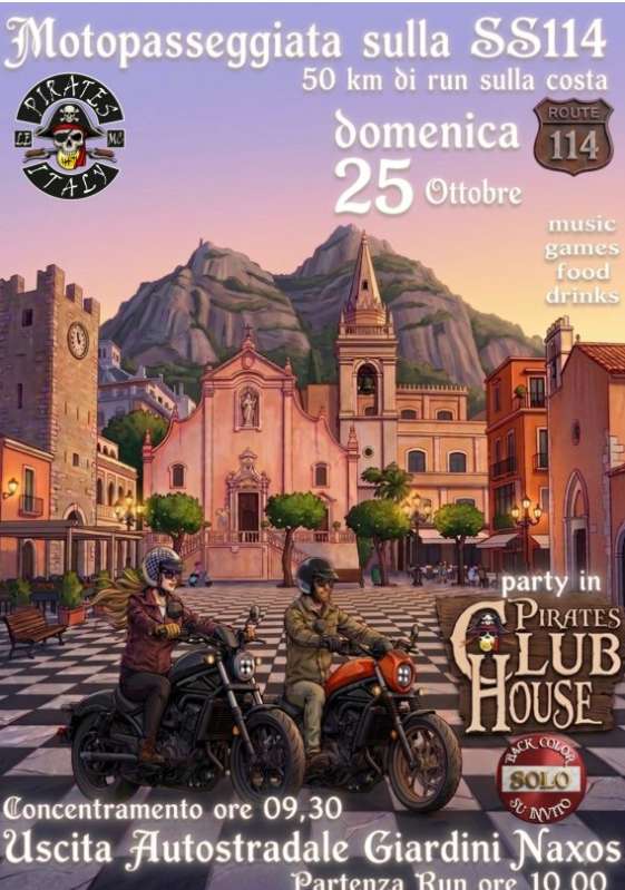 Motopasseggiata sulla SS114 · Sicilia, Italia | Quedada motera — Kando Riders
