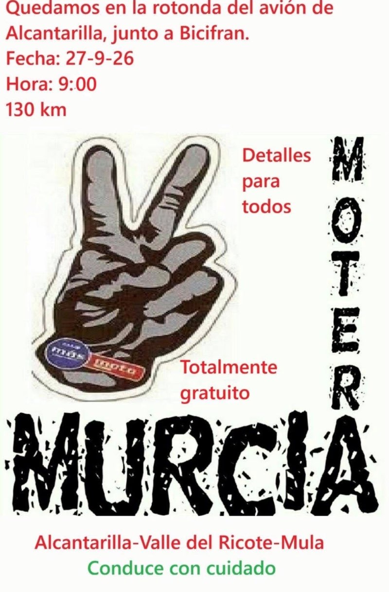 8ª Ruta Mototurística Valle del Ricote · Murcia, España | Quedada motera — Kando Riders