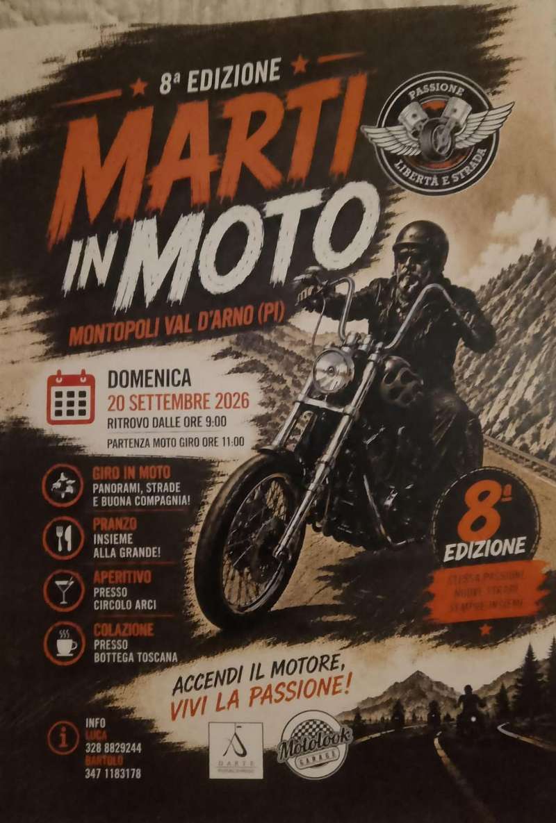 8ª Edizione Marti in Moto · Martí, Toscana, Italia | Quedada motera — Kando Riders
