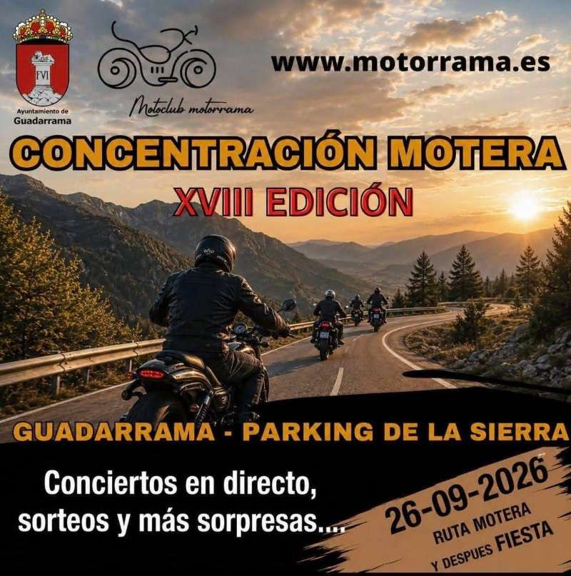 Concentración Motera XVIII Edición – Mot · Guadarrama, Madrid, España | Quedada motera — Kando Riders