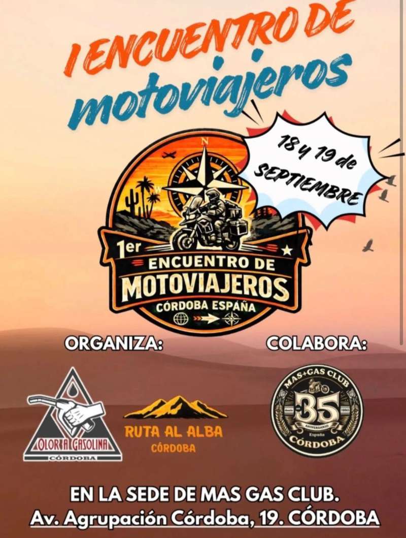 1er Encuentro de Motoviajeros – Córdoba · Córdoba, Córdoba, España | Quedada motera — Kando Riders