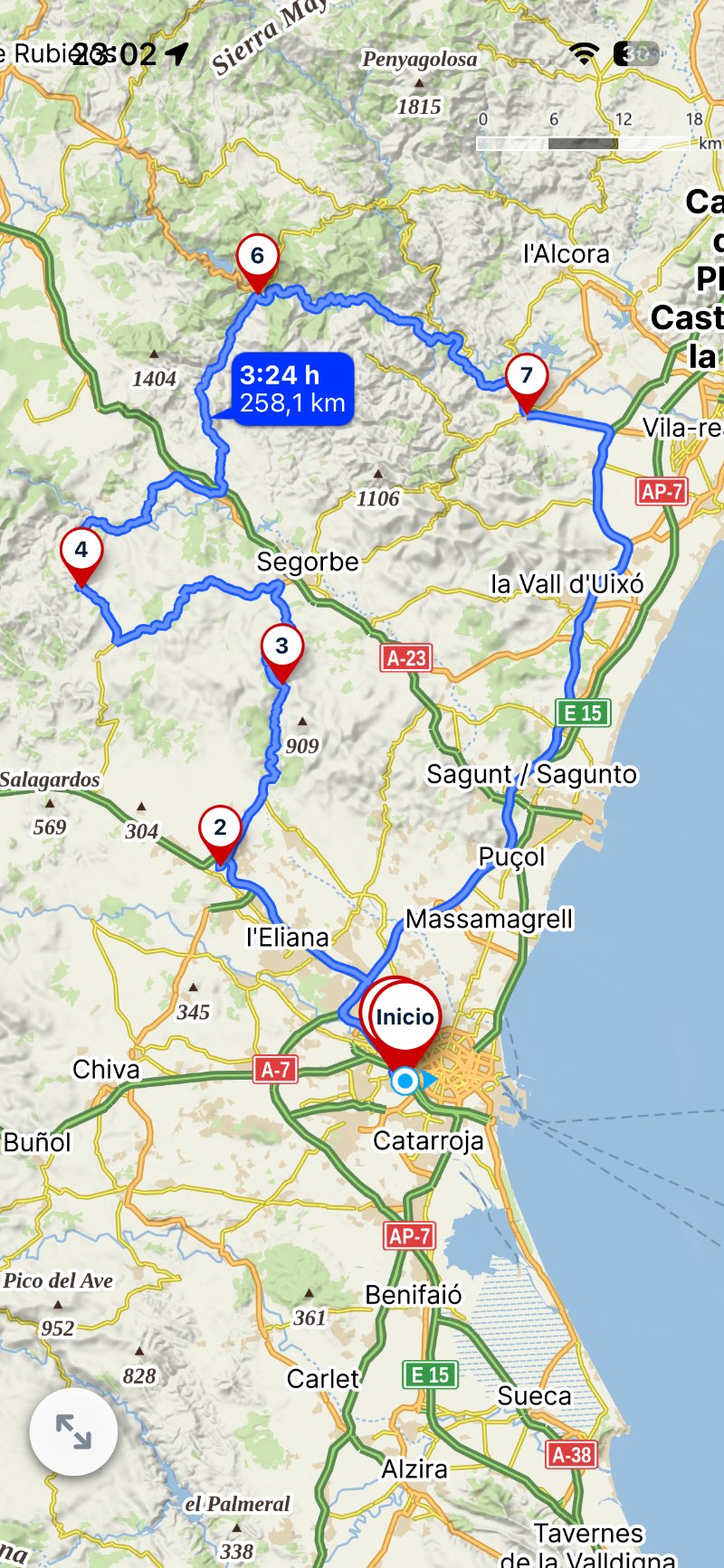Lliria-altura-teresa-montanejos-onda · Valencia, España | Quedada motera — Kando Riders