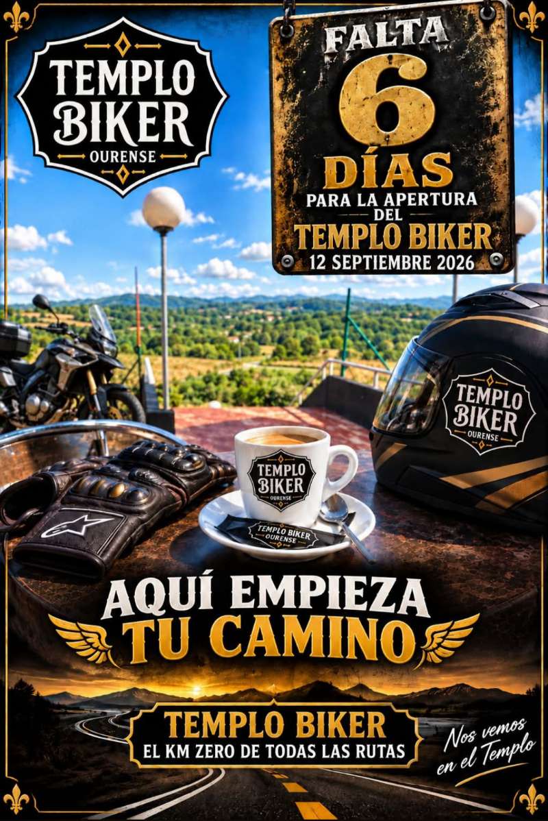 VIAJE A TEMPLO BIKER ORENSE  · A Coruña, España | Quedada motera — Kando Riders