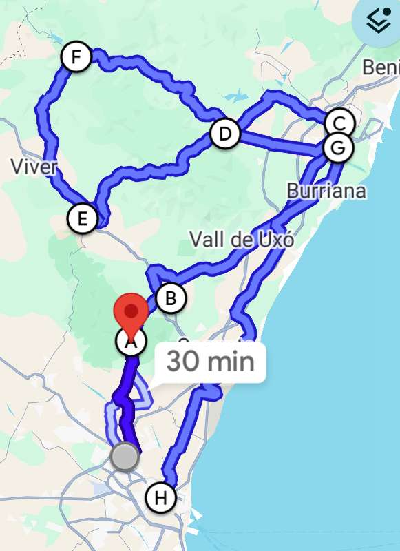 Ruta circular Valencia y Castellón  · Valencia, España | Quedada motera — Kando Riders