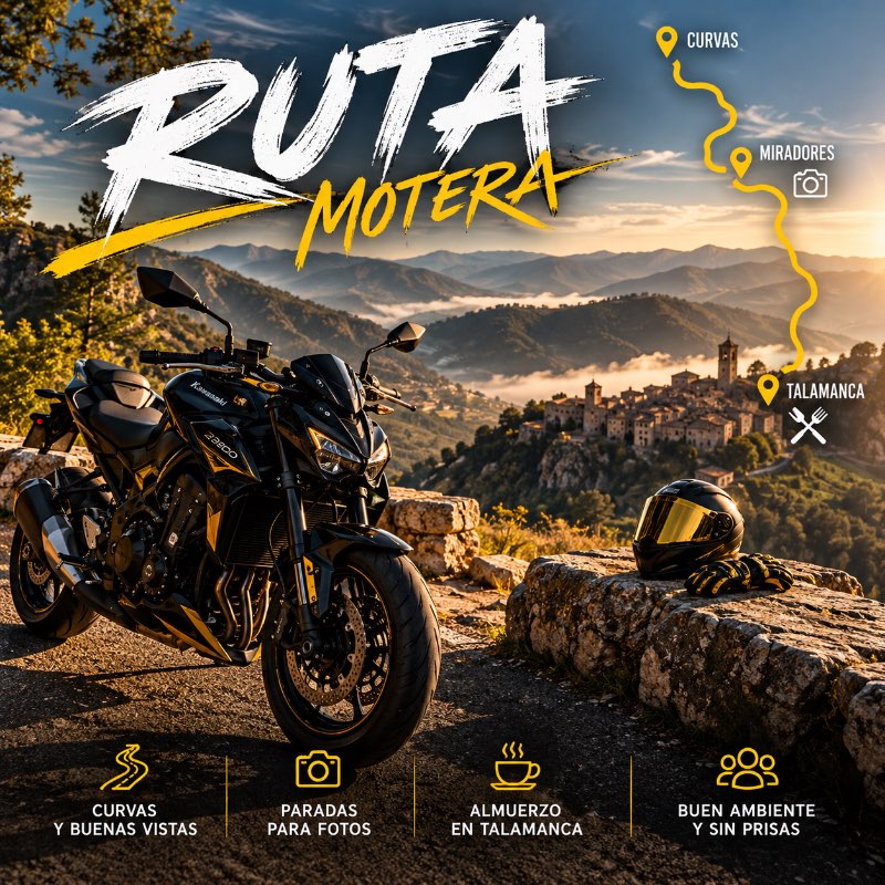 Ruta fotográfica  · Barcelona, España | Quedada motera — Kando Riders