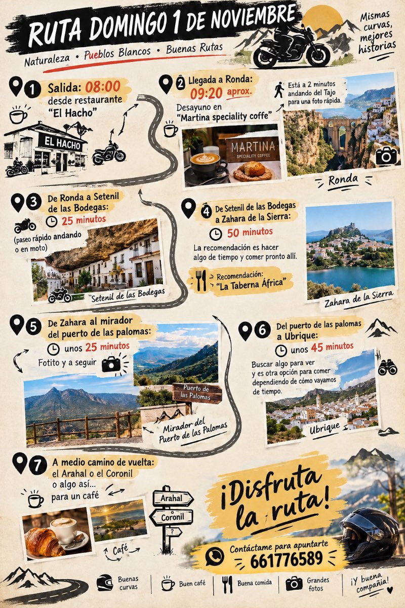 Ruta blanca · Casariche, Sevilla, España | Ruta en moto — Kando Riders