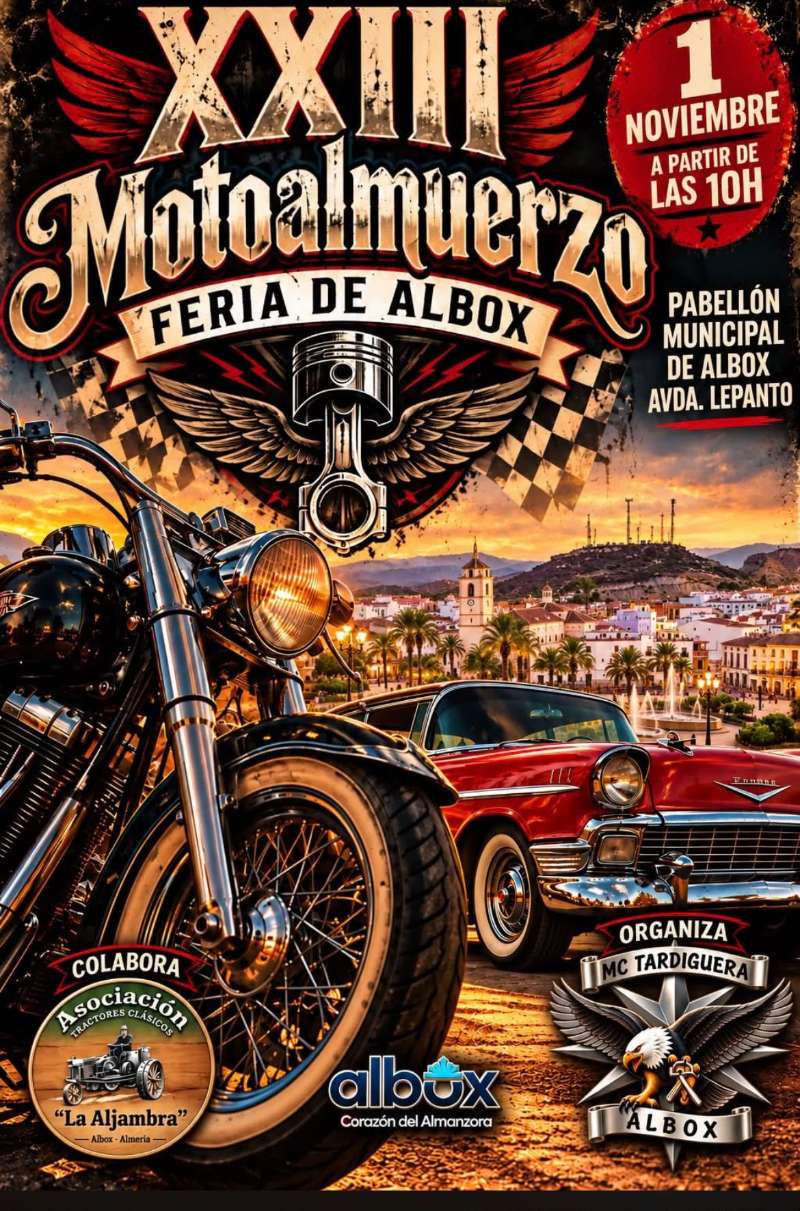 XXIII Motoalmuerzo Feria de Albox · Albox, Almería, España | Quedada motera — Kando Riders