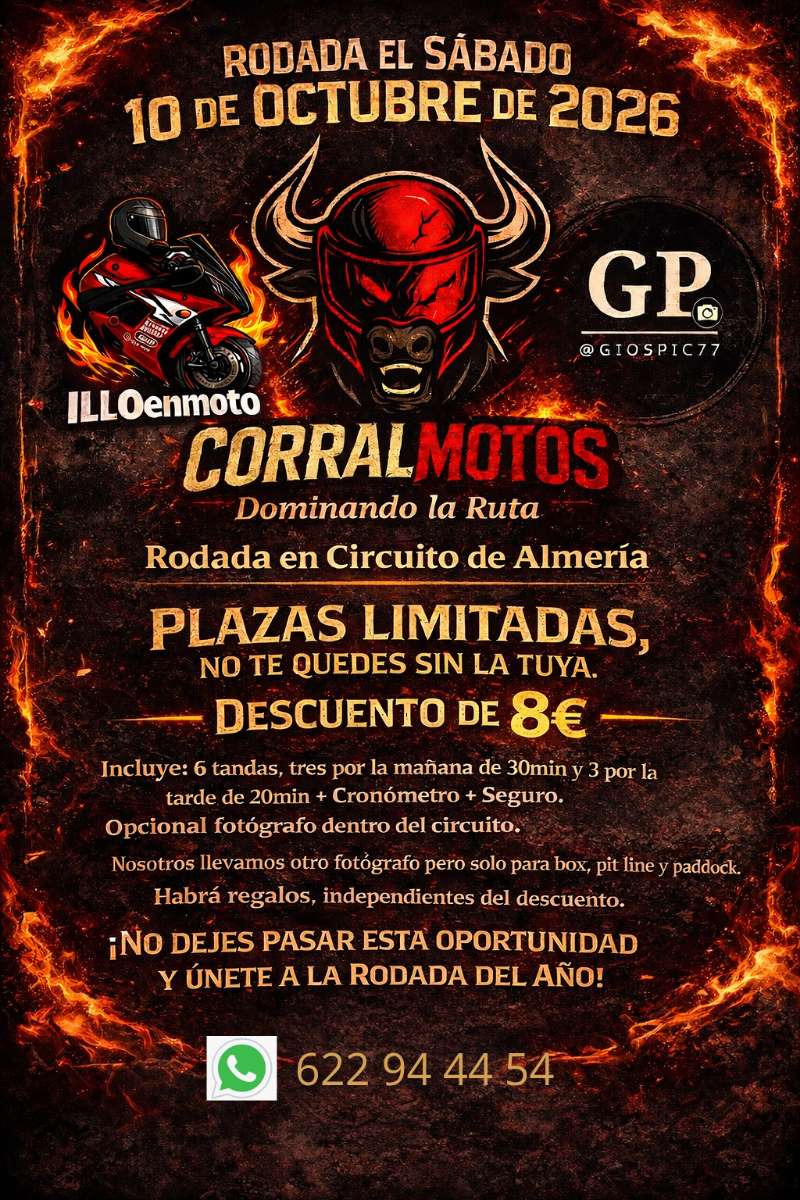 Rodada en Circuito de Almería  · Otros | Rodada en circuito — Kando Riders