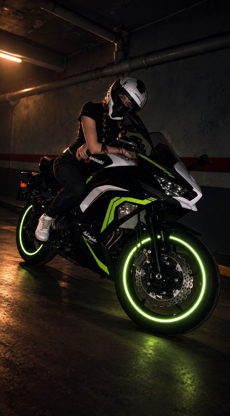 Nuevas rim tapes para la niña 💚 No corre más, no suena más, no consum… | Ruby — Kando Riders