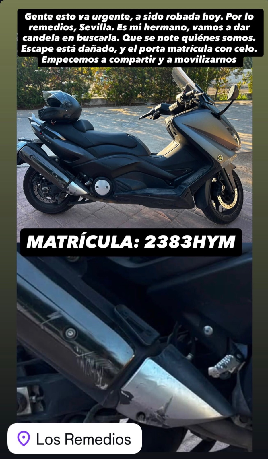 Riders a sido en sevilla, en los remedios. Es de mi hermano vamos. Mov… | @croquetadepuchero_riders_black — Kando Riders