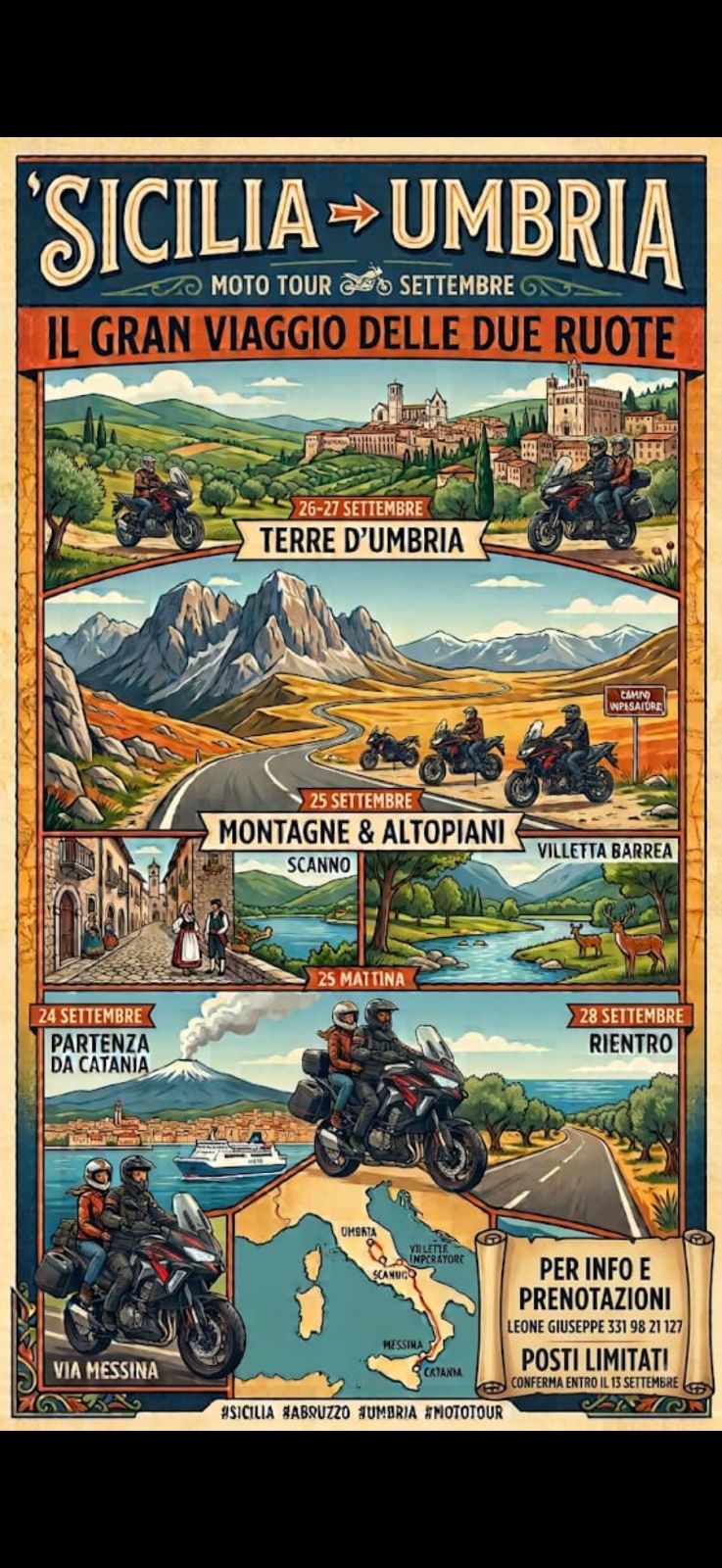 Cosa aspetti vieni a scoprire l'Umbria con noi divertimento assicurato… | Giuseppe — Kando Riders