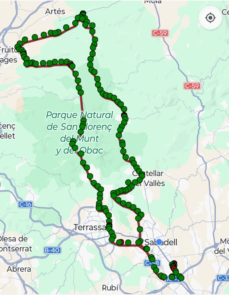 Me encanta esta ruta. Saliendo desde, Terrassa, Matadepera, Navarcles,… | EMILIO — Kando Riders