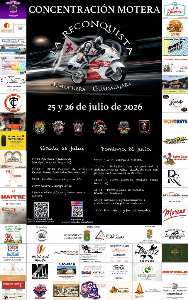Cartel oficial del evento con los colaboradores no dudéis en animaros … | Javi — Kando Riders