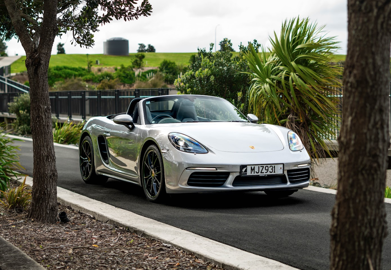 Porsche 718 Boxster available with MotorShare Auckland