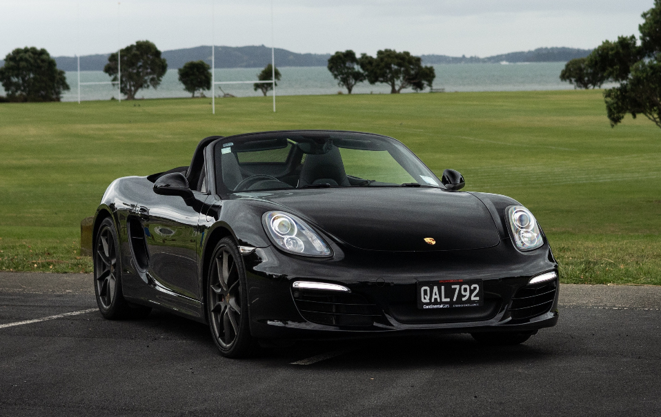 Porsche Boxster available with MotorShare Auckland for a Hunua and Kaiaua day trip