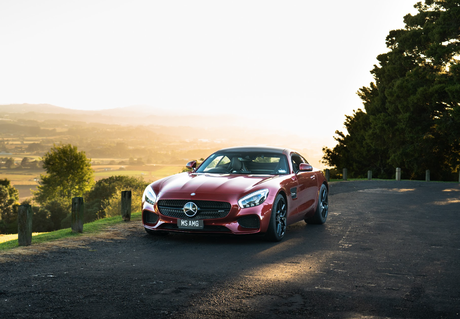 Mercedes-AMG GT available with MotorShare Auckland for a Matakana day trip