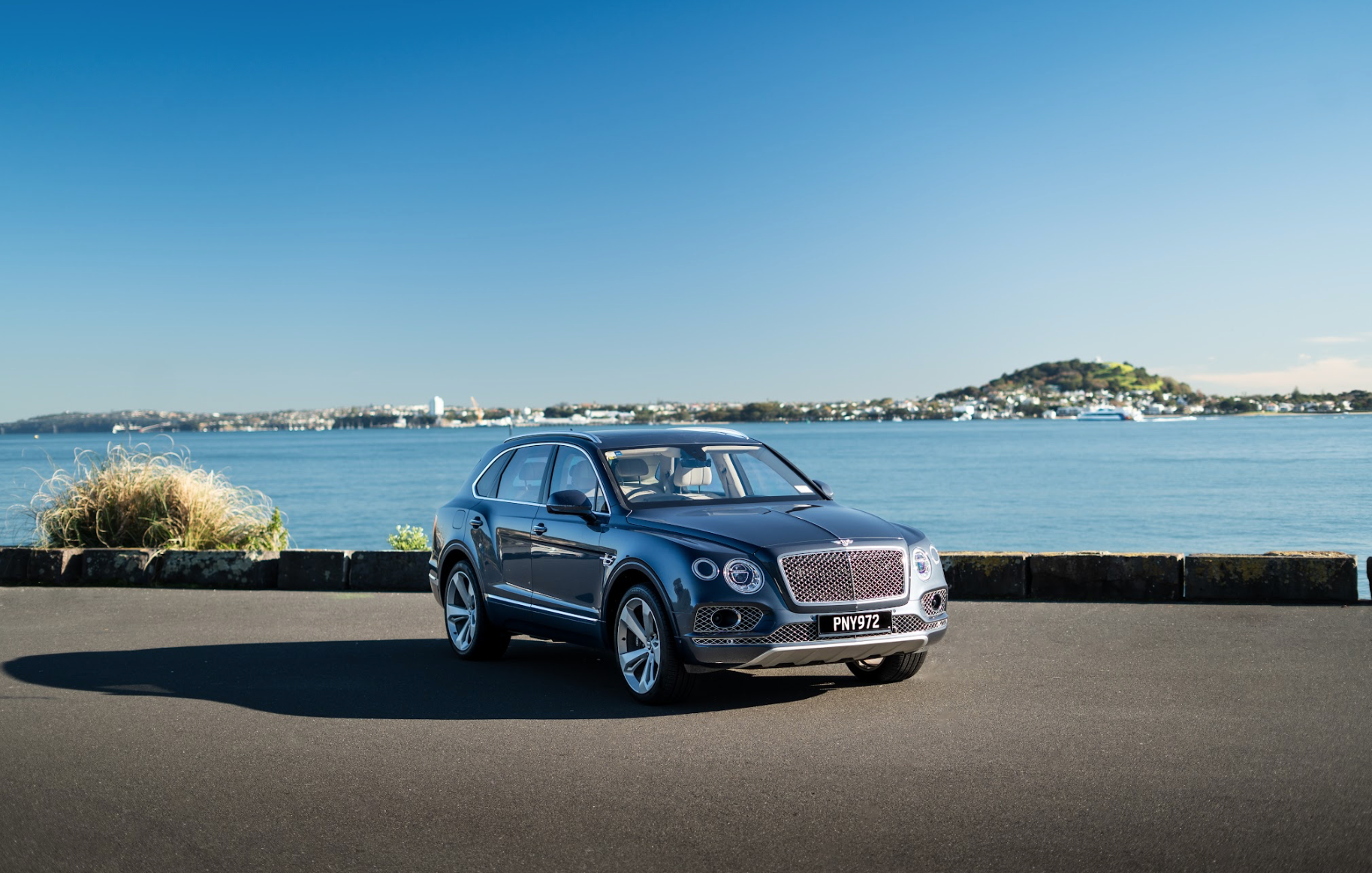 Tamaki Drive coastal view towards Auckland city
