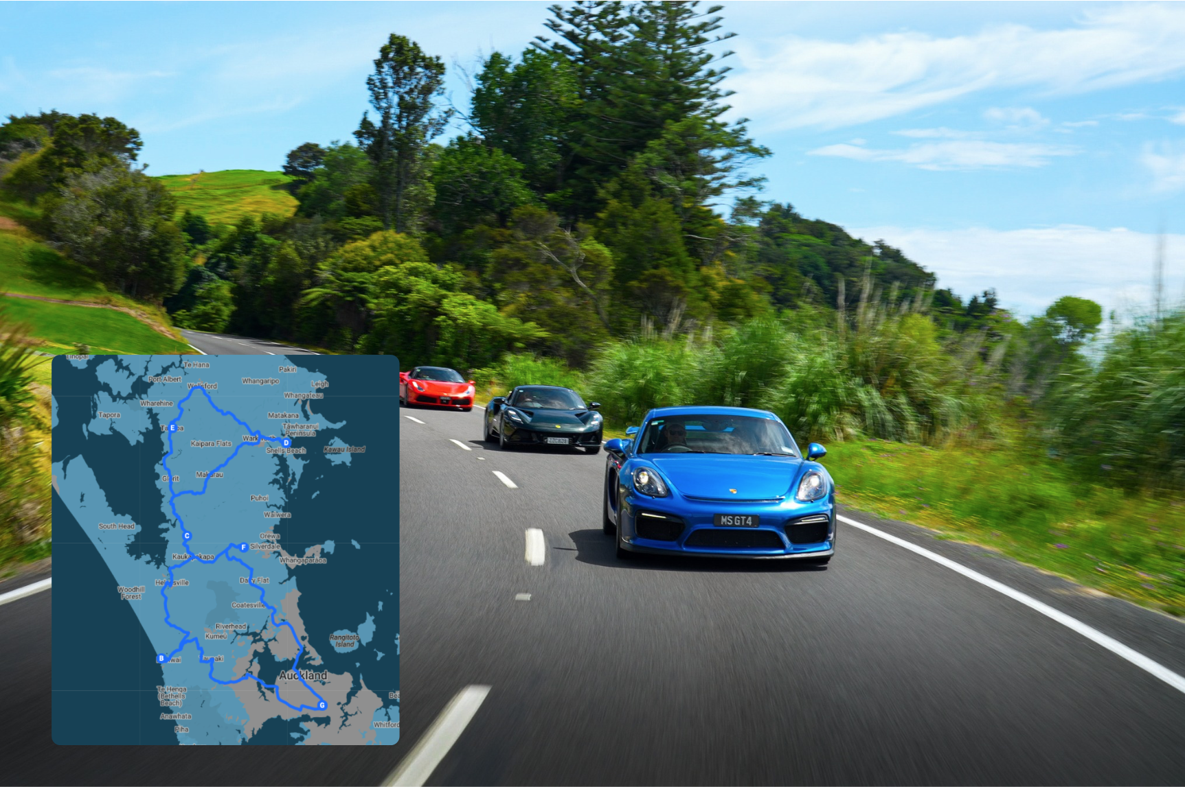 Matakana Tour Map