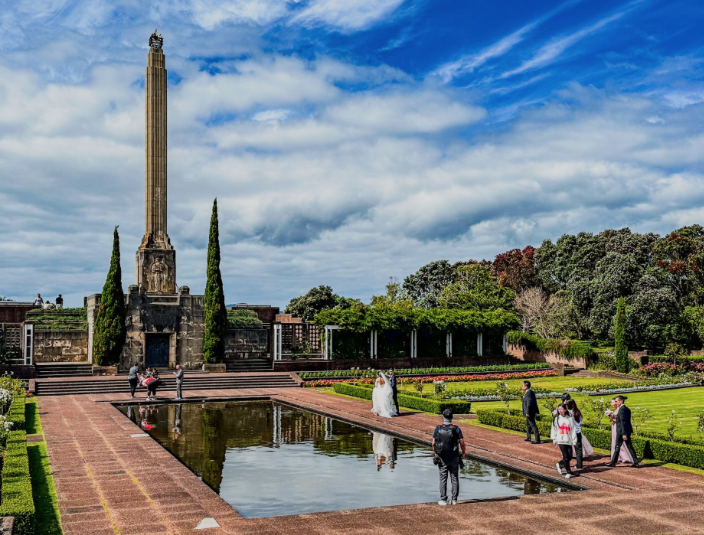 Sunset view from Bastion Point Auckland