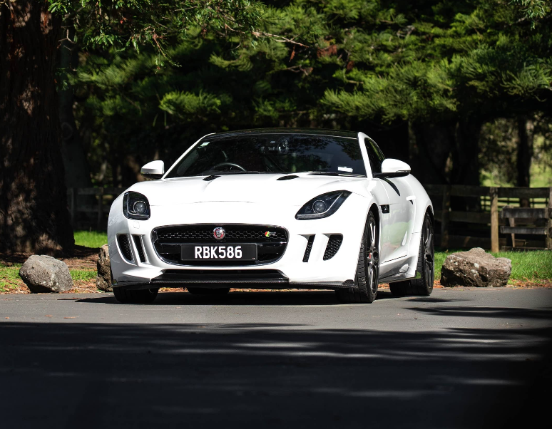 Jaguar F-Type R available with MotorShare Auckland for a scenic drive south of Auckland