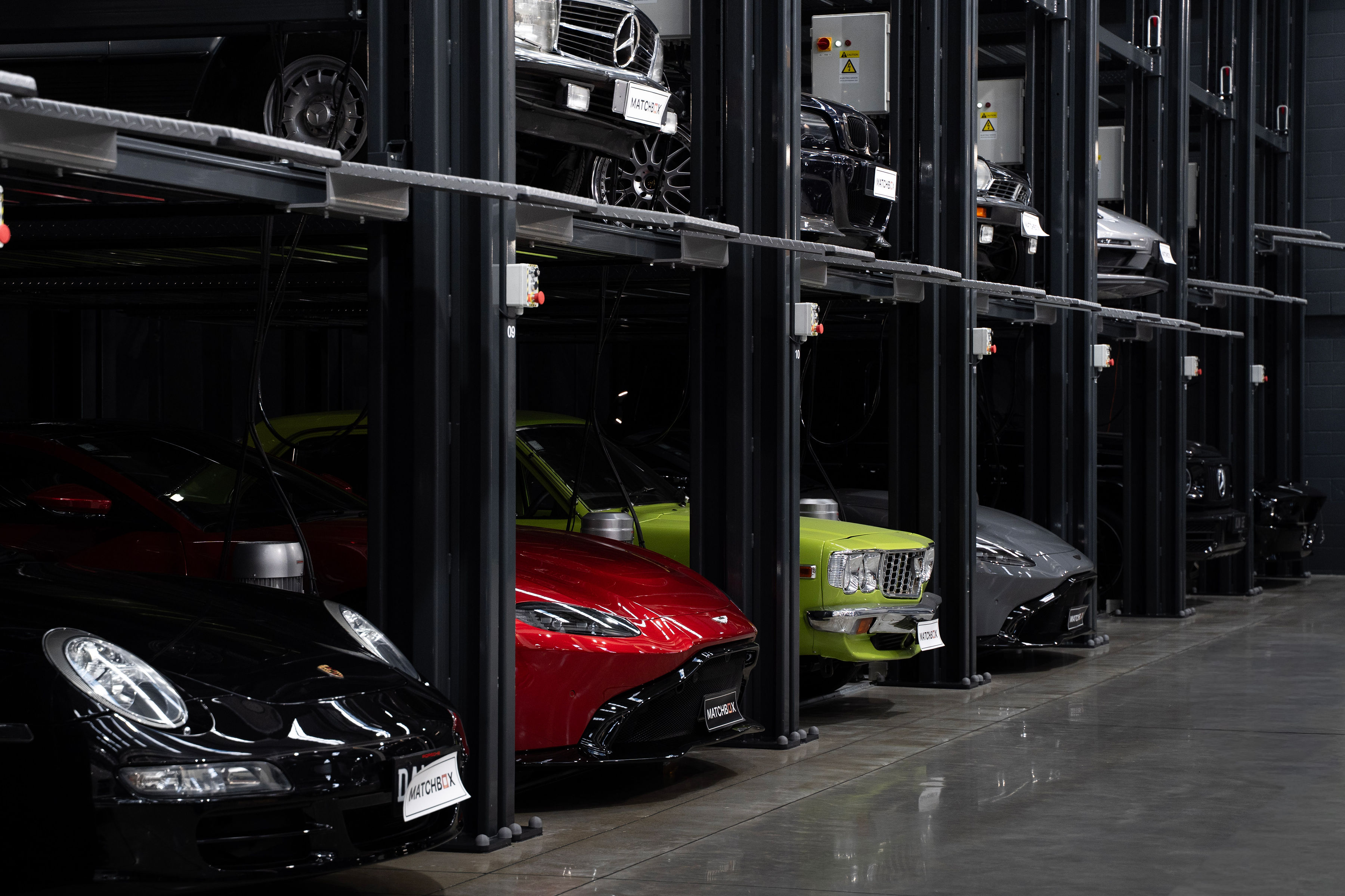 Luxury cars in the MotorShare Auckland fleet
