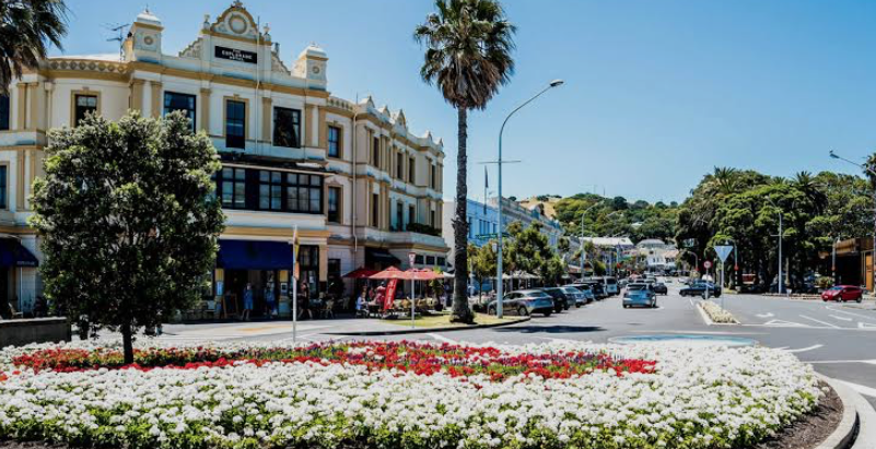 Devonport village and waterfront in Auckland