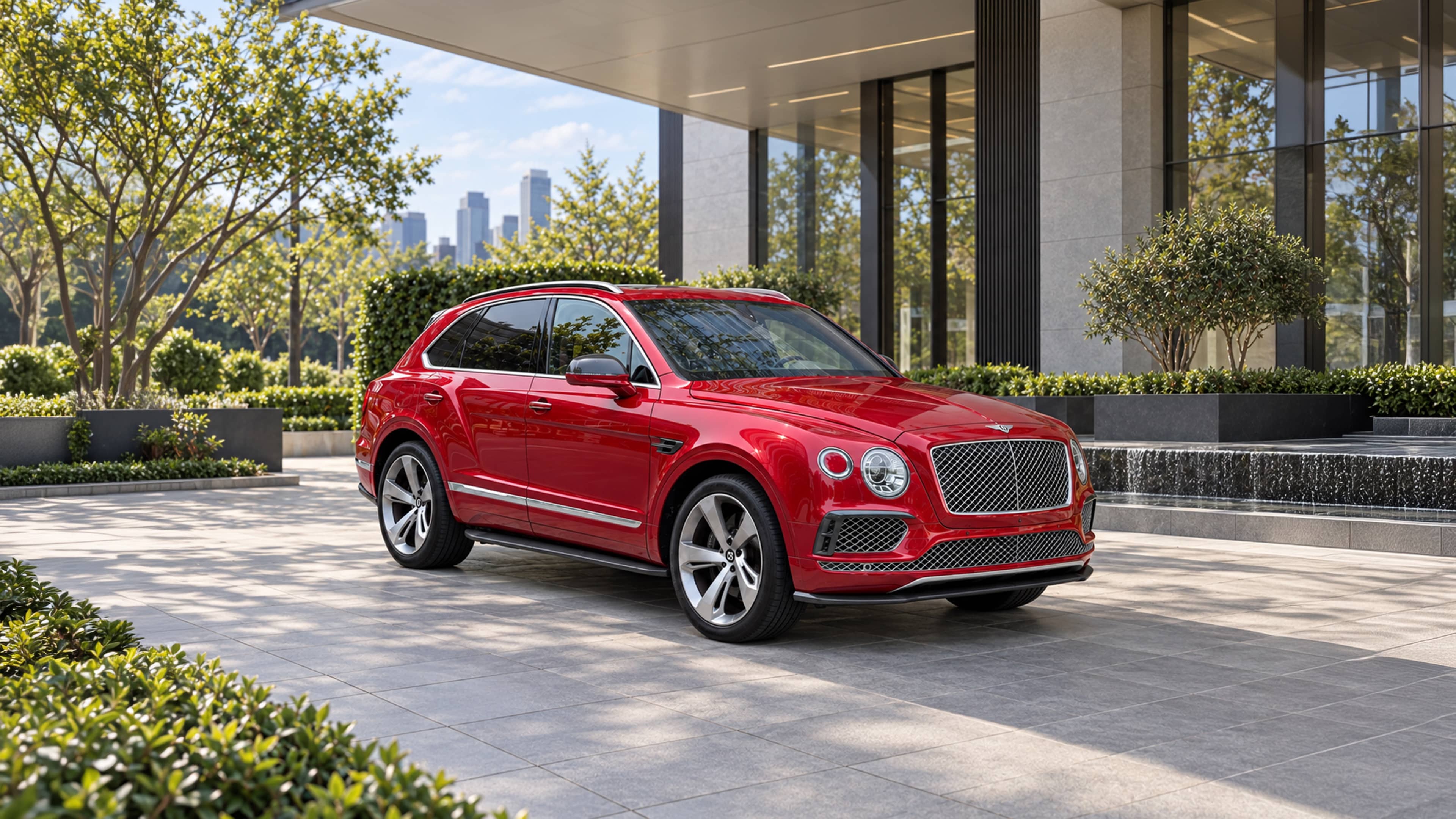 Bentley Bentayga Red-option1 - Image 4