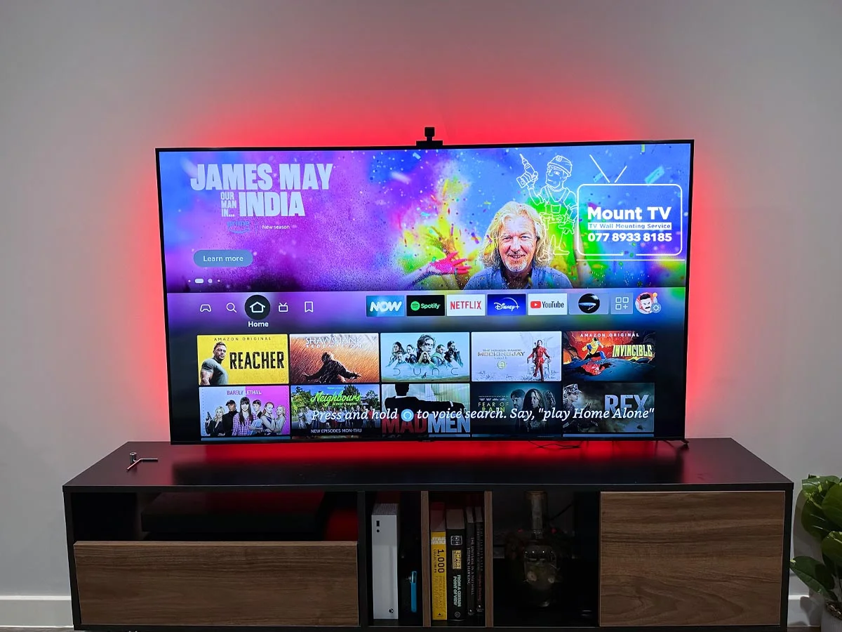 55″ Samsung QLED TV Mounted — Brick, Bexleyheath | Mount TV