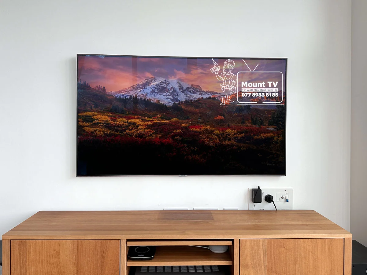 65″ Samsung TV Mounted — Plasterboard, Berkeley | Mount TV