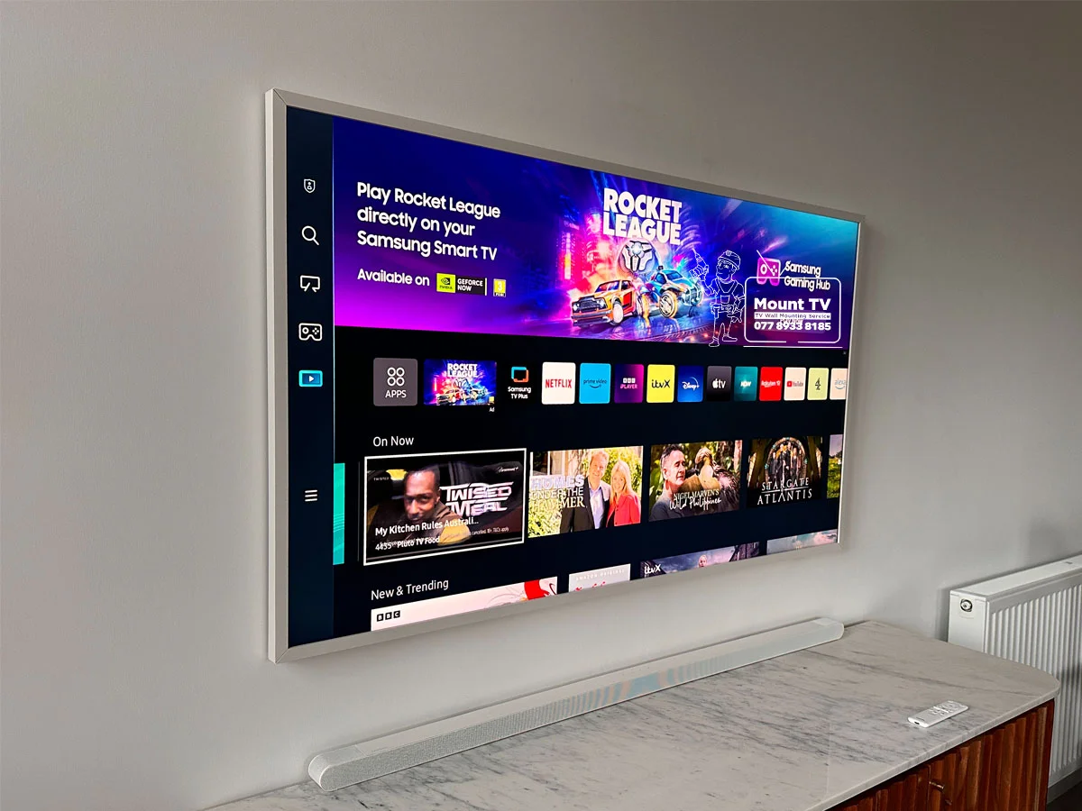 65" Samsung Frame TV TV installation — third angle, Sydenham
