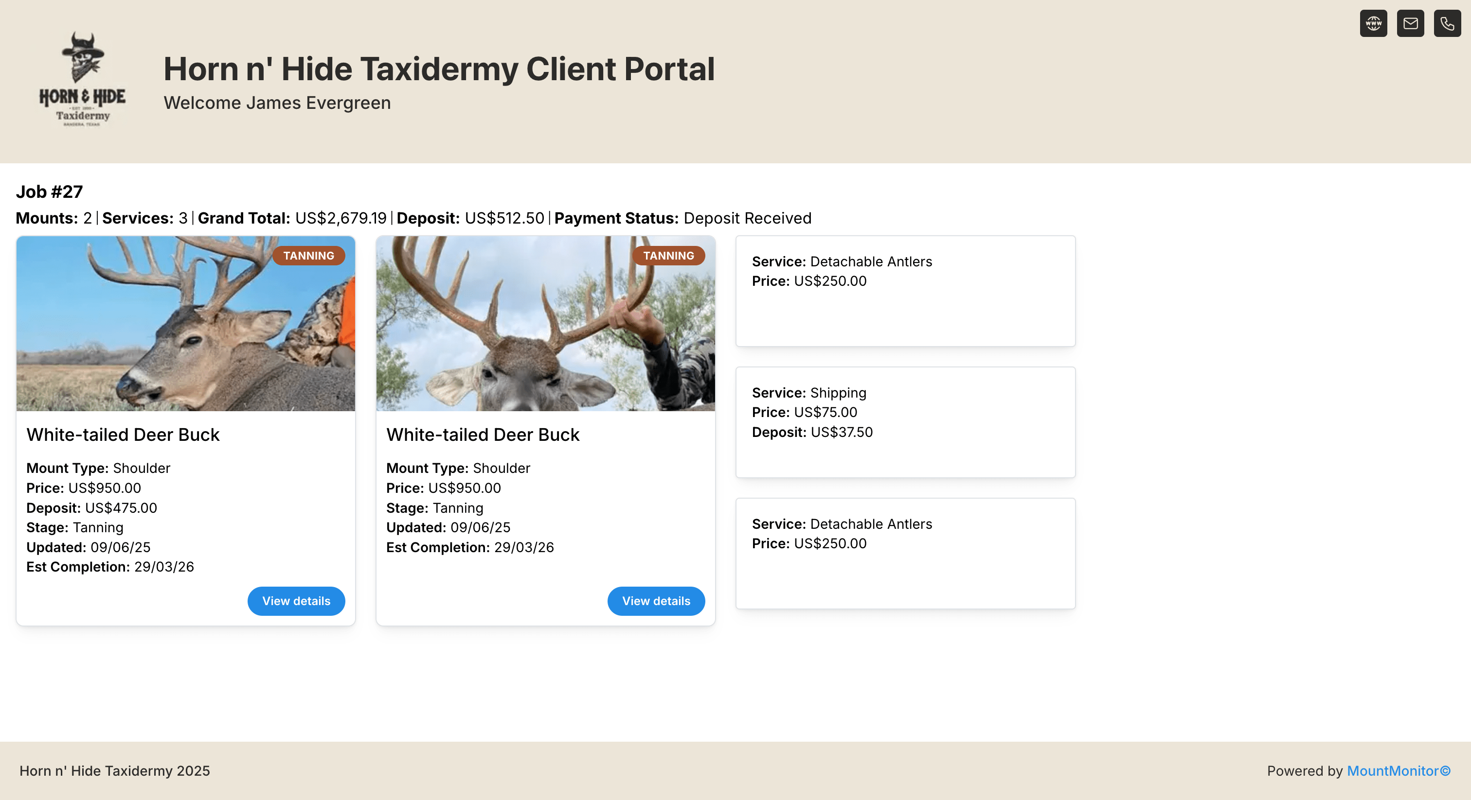 MountMonitor Client Portal