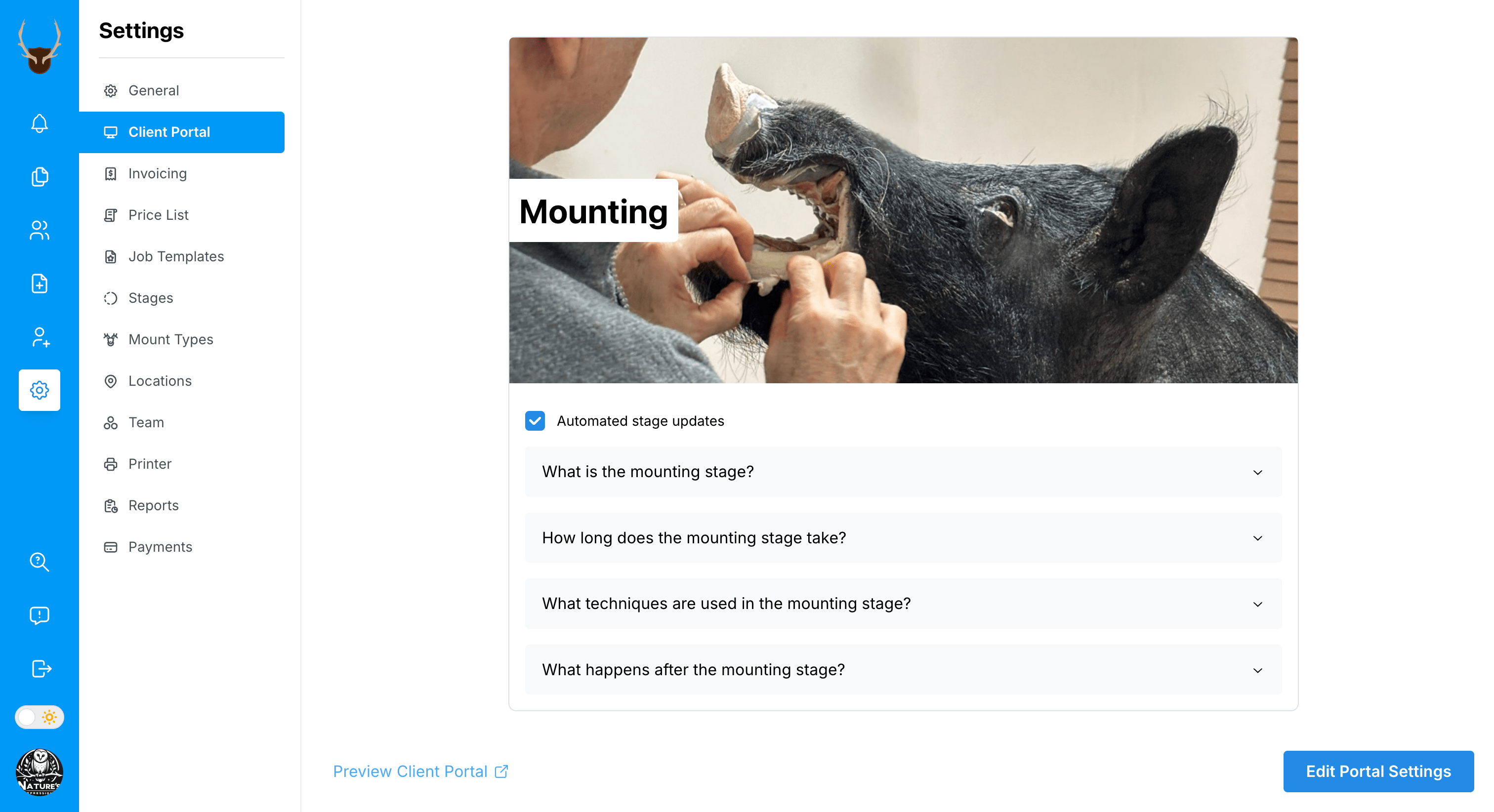 MountMonitor Client Portal