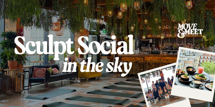 Sculpt Social in the sky! ☁️🧘‍♀️
