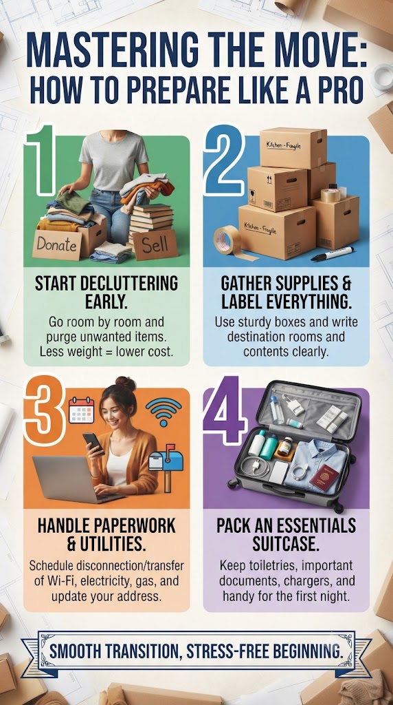 How to prepare for house shifting?