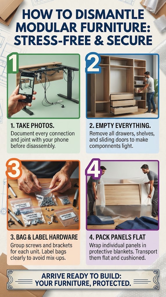 How to Dismantle Modular Furniture Without Losing Your Sanity?